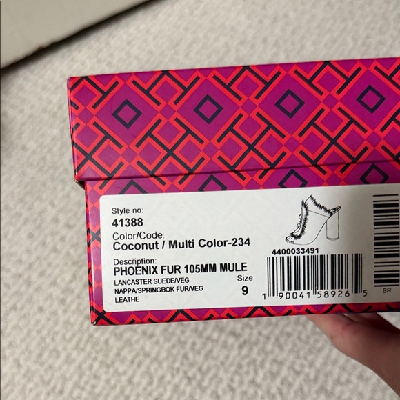 Tory Burch Phoenix fur mule heel - Picture 10 of 10